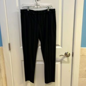 Liverpool trousers , 8/29 . Black w white striping. Machine wash